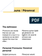 Pronouns Peremrat