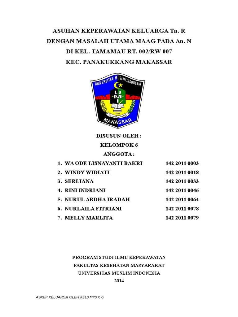 ASUHAN KEPERAWATAN KELUARGA