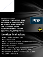 Pengaruh Penguasaan Kosa Kata 7101407007