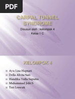 Download Carpal Tunnel Syndrome Ppt by Hafidz Zuhair SN249257654 doc pdf