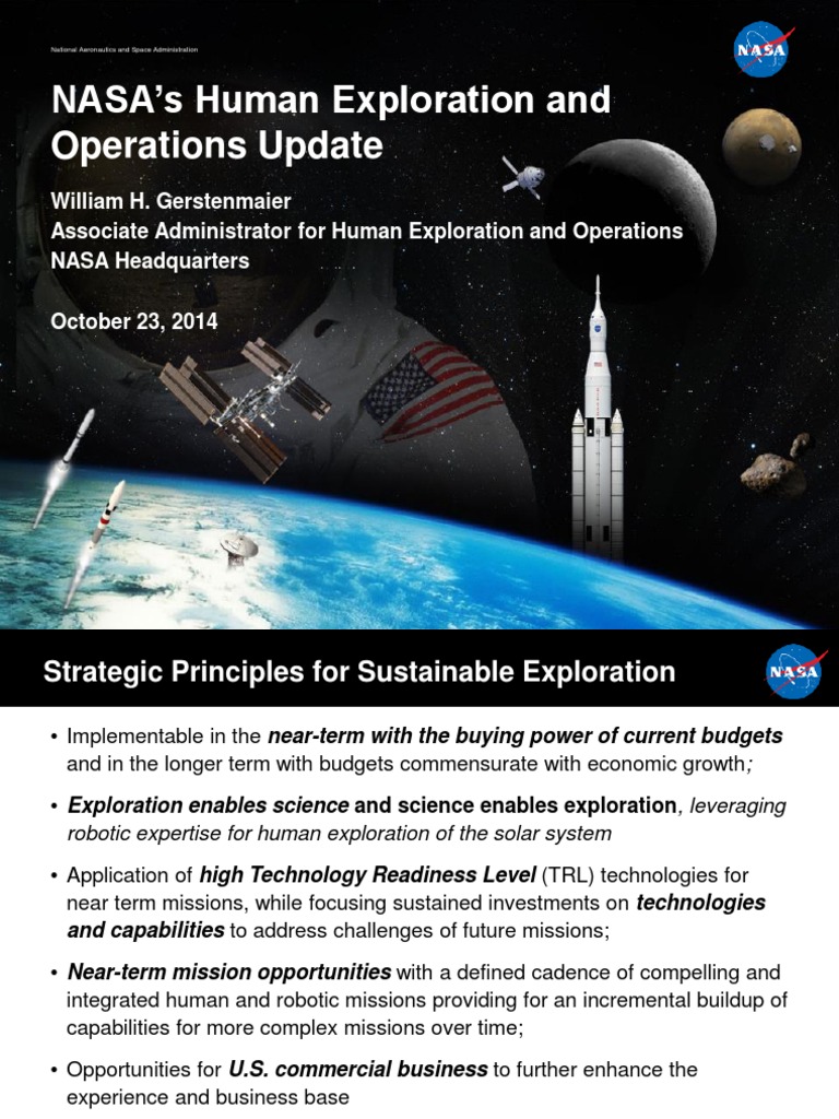 NASA Human Exploration and Operations Update (October 23, 2014) | Orion