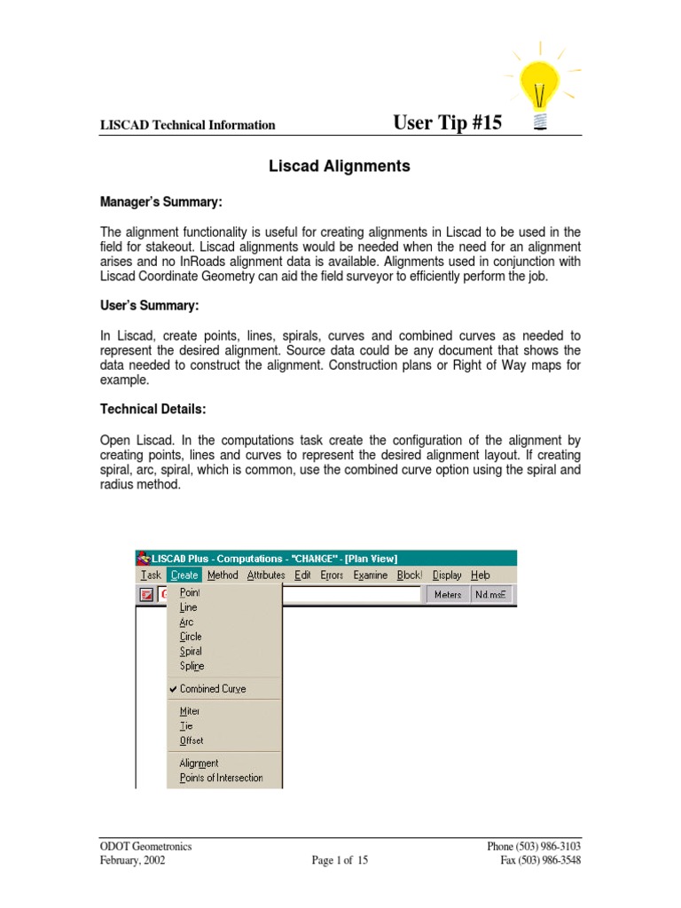 Liscad Manual