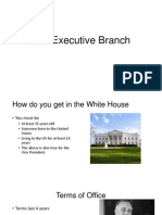 Will and Testament Executive Branch