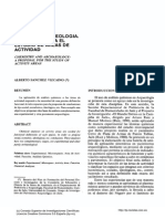 Química y Arqueología. Propuesta para El Estudio de Áreas de Actividad