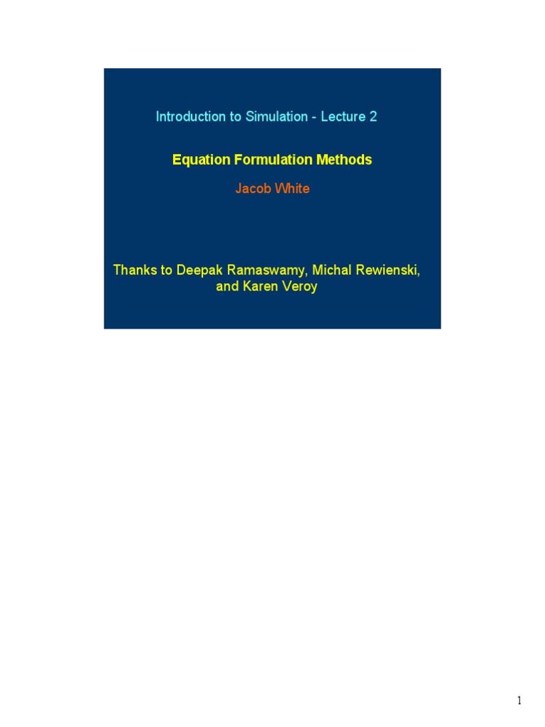 Lec 2 | PDF