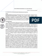 Acuerdo de Concejo Munipal N°011-2013-Mphcm