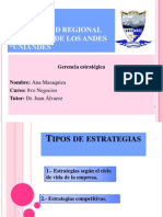 Tipos de Estrategias 