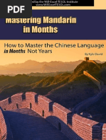Download Mastering Mandarin in Months How to Learn Chinese in Months Not Years by La Tortue SN249274198 doc pdf