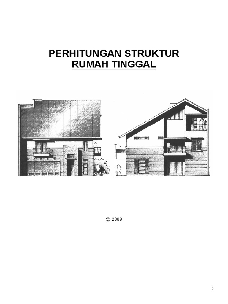 Perhitungan Struktur Rumah Tinggal