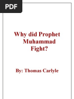 Why Did Prophet Muhammad Fight? by Thomas Carlyle