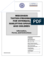 WDVA B0105 Wisconsin Tuition Programs (WI GI Bill) Color