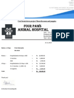 Cost Break Down For Marvila Mom and Puppies and Tigger Mamma