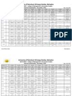 Date Sheet - MBA