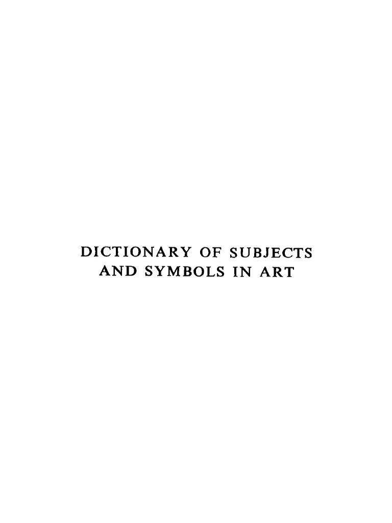 DICTIONARY OF SUBJECTS AND SYMBOLS IN ART JAMES HALL PDF intelligence overview