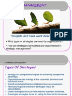 Strategic Management: "Insights and Hard Work Deliver Results"