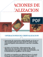 Operaciones de Cristalizacion