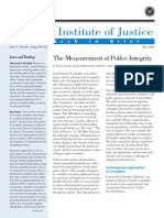 The Measurement of Police Integrity