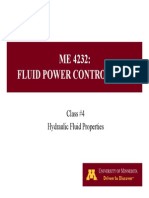 ME 4232: Fluid Power Controls Lab: Class #4 Hydraulic Fluid Properties