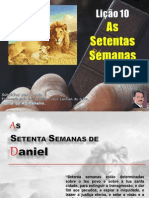 Lição 10 - Subsidio - As Setentas Semanas