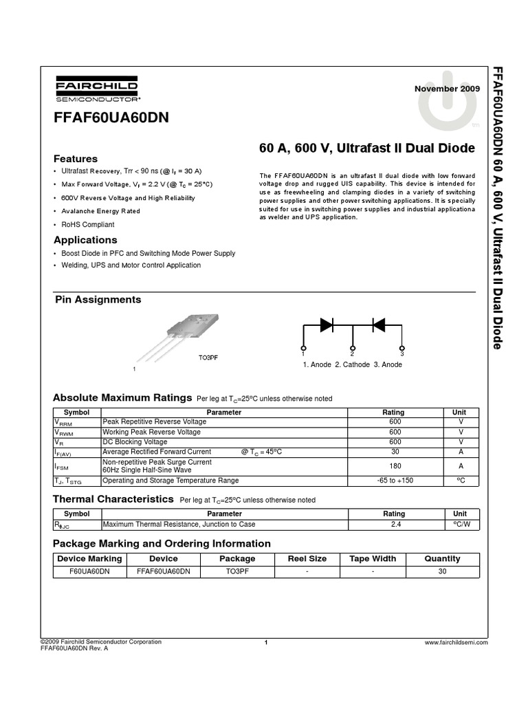 datasheet (1) Diode Power Supply Free 30day Trial Scribd