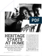 Heritage Starts at Home
