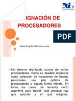 Asignación de Procesadores