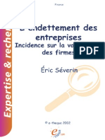 l'Endettement Des Entreprises