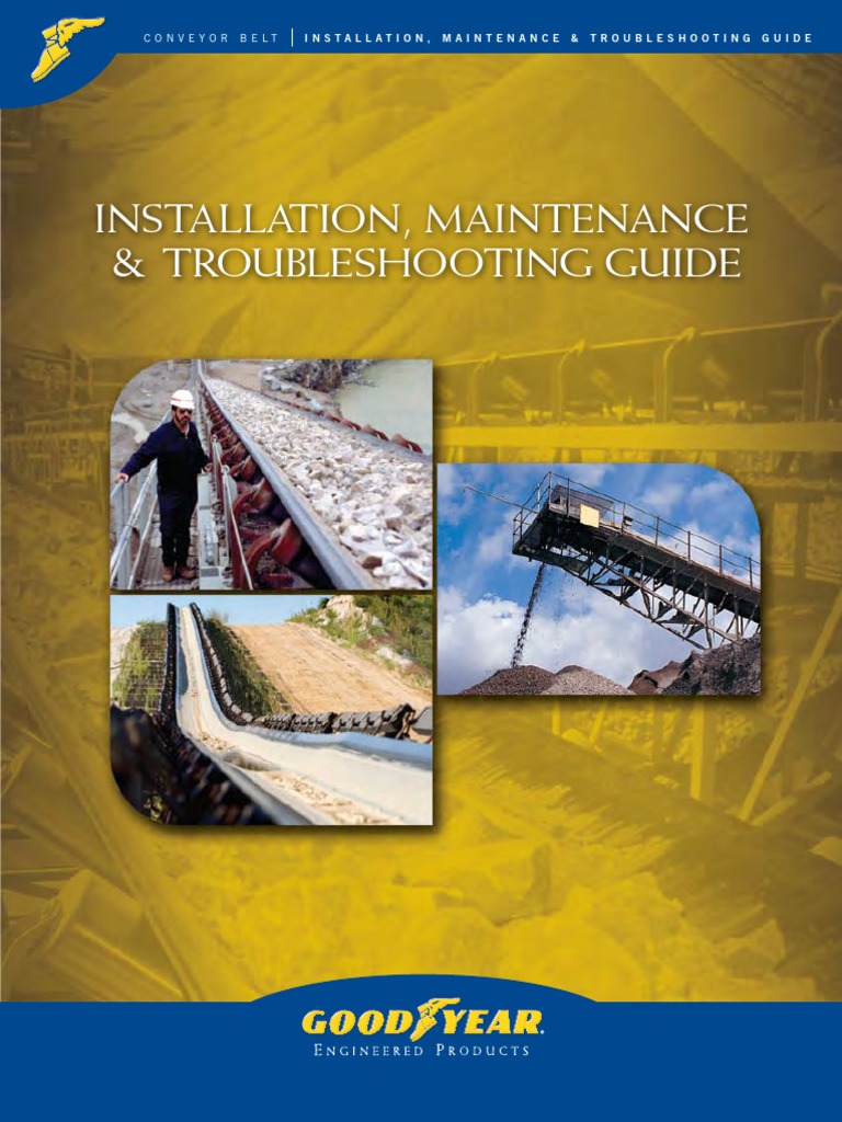 Conveyor Belt Maintenance Manual 2010 PDF | PDF | Belt (Mechanical) | Screw