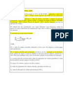 Formula para Calculo CET