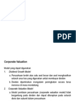 Corporate Valuation