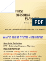 Enterprise Resource Planning: by İlhan SAĞER 2010503055