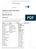 Avaliação Do Estado Mental Alterado - Diagnóstico - Diagnóstico Diferencial - Best Practice - Português