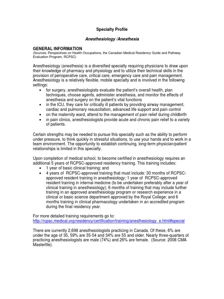 Anesthesiology e | PDF | Specialty (Medicine) | Anesthesia
