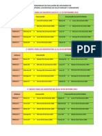 1° Grupo: para Los Inscritos Hasta El 21 de Septiembre 2014: Modulo Evaluación Evaluación de Sustitutorios