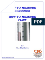 Flow - and - Pressure Measurement by Manometer