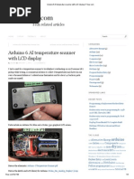 Arduino 6 AI Temperature Scanner With LCD Display