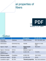 Physical Properties of Textile Fibers: Lili M.SC (C.T) 3 Sem