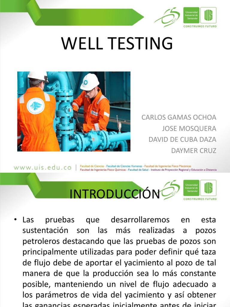 Pruebas de Pozos Petroleros: Guía Completa | PDF | Presión | Science