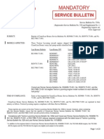 Reprint of Crane-Lear Romec Service Bulletins No. RG9080!73!001, No. RG9570-73-001...