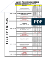 Jadwal Uas 2014 SMT Genap Terbaru Final