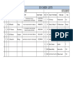 Staff and Student ID Cards List