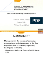 Curriculum Planning & Management Guide