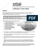 Effective Resumes: Cover Letters