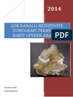 Çok Kanalli Rezi̇sti̇vi̇te Tomografi̇ Yöntemi̇ İle Bari̇t Cevher Arama