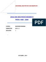 Análisis Macroeconómico Perú 1990-2000