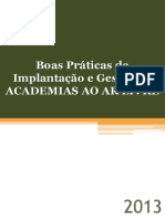 Praticas Academia Ar Livre GOV-MG 2013