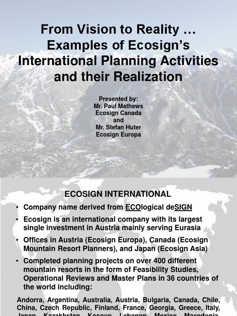 Eco Sign Resort Individual Sports