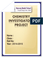 Chemistry Project-2 Keshav