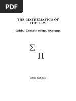 The Mathematics of Lottery (C. Barboianu)