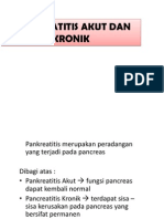 Pancreatitis Acuta Dan Chronica